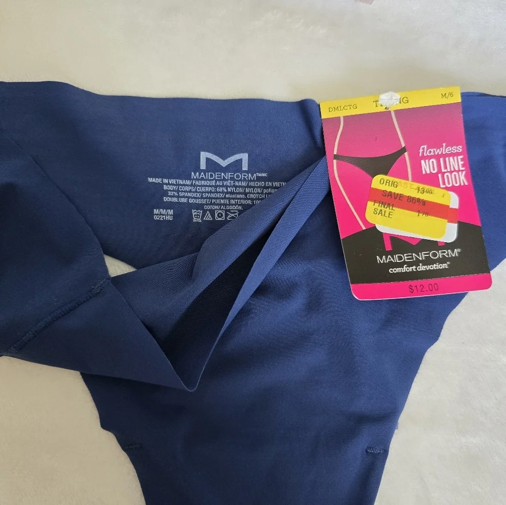 NWT Bundle Of 6 Maidenform Thongs Size Medium